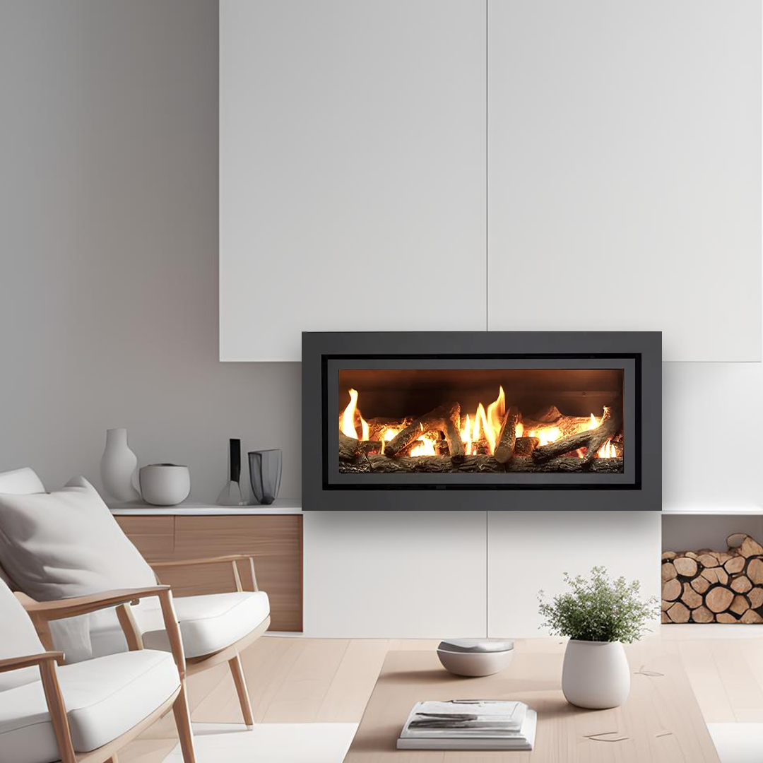 Illusion Mystique 8000L Inbuilt Gas Log Fire