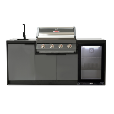 BeefEater 4-Burner outdoor kitchen detail