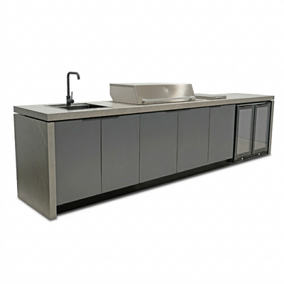 BeefEater Proline outdoor kitchen side view