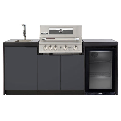 Smart 4-Burner outdoor kitchen detail