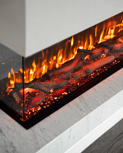 Illusion Velisse Aura 1650 Electric Fireplace flame detail