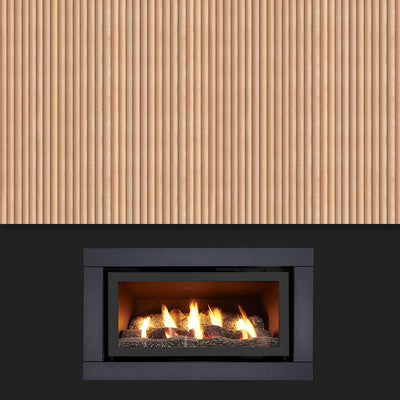 Illusion Luminar 3000 against timber dowel panelling