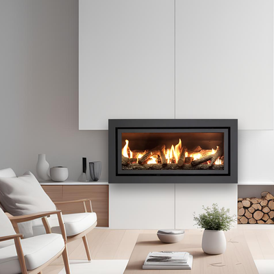 Illusion Mystique 8000L Inbuilt Gas Log Fire